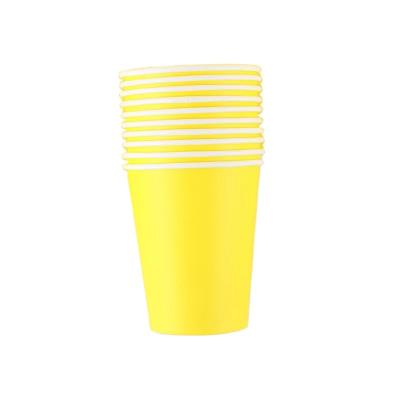 China Recyclable Ready To Ship Custom Paper Cup With Lid Logo 8 12oz Ice Cream Wrapper Coffee Cupcake Paper Cake Cups For Hot Water Drinks Cup for sale