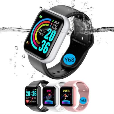 China GPS Navigation Smart Watch Y68 Band Wristband Fitpro Reloj D20 Blood Pressure Health Monitor Waterproof Smart Watch Y68 D20s New for sale