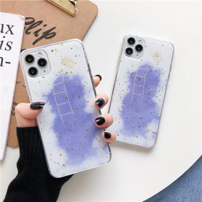 China 2021 Aesthetic Full Glitter Anti-fall Cloud Protective Cover Mobile Phone Case For iPhone 6 7 8 Plus X XS XR 13 11 Pro Max for sale