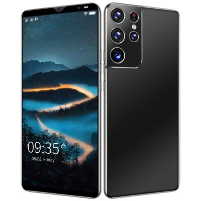 China Hot Original 2021 New S21U Smartphone Dual SIM+T Dual SIM Card 5.8 Flash Card HD Camera Inch 8GB+128GB Full Screen Mobile Phone for sale