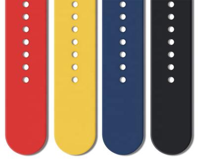 China Hot Selling Adjustable Watch Bands Silicone Woven Texture Strap For Apple Watch Band 44mm 40mm for sale