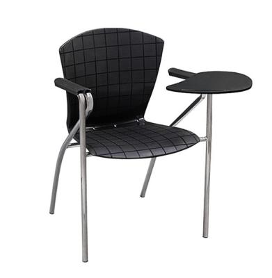 China Modern High Quality With Write Table Plastic Chair For Office L01+06C for sale