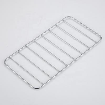 China Household Factory Direct Stainless Steel Rack Baking Frying Cooling Tray Customize Air Fryer Accessories Electric Oven Customize New for sale