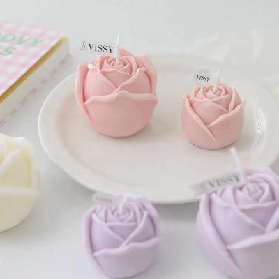 China Hot Selling Tulip Shape Candles Flower Wedding Birthday Party Scented Candles for sale