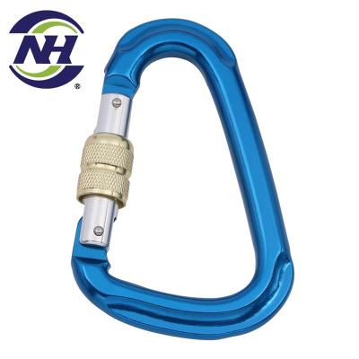 China Heavy Industry Taiwan Key Chain Carabiner Mountaineering Oval Aluminum D Shape With CE Certificate for sale