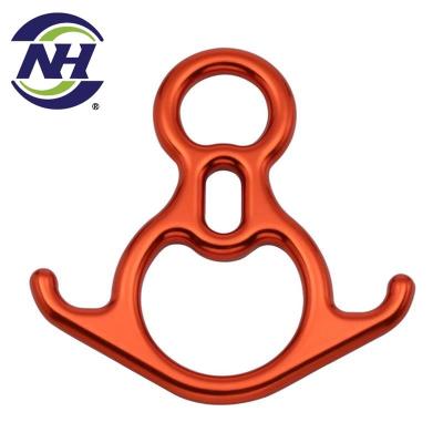 China Aluminum Alloy 40kn Climbing Safety Rescue Descender for sale