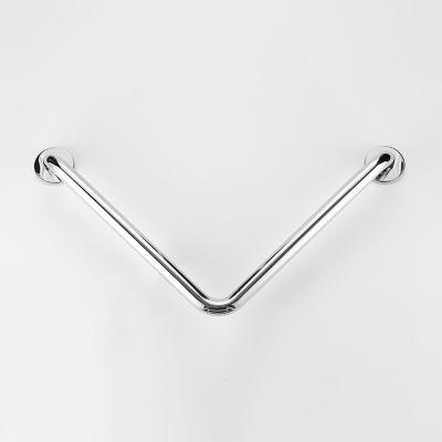 China Supports up to 500 lbs Customizes Shape Grab Bar Stainless Steel Handrails Security Bars For Bathrooms Angled Grab Bar for sale