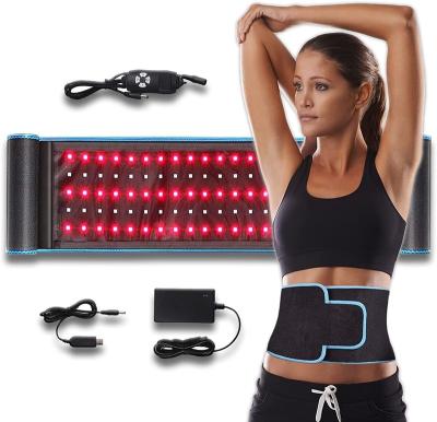 China Dye Removal Cleared Near 850nm Infrared Led Wrap Back Pain Relief Protection Belt Home Use Wearable Red Light Therapy Devices for sale