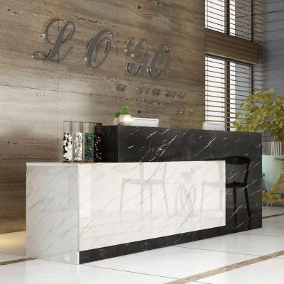 China Front Desk Counter Design Modern Modern Office Front Desk Counter Hotel Reception Counter Design for sale