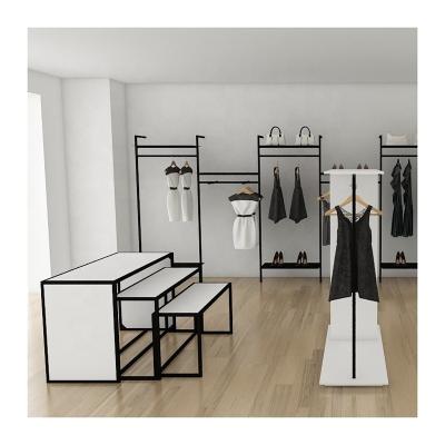 China iron clothing rack store display, display for clothing store, clothing store furniture for sale