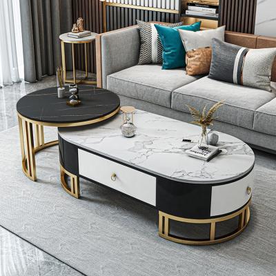 China Modern wooden coffee tables above the round coffee table round marble top Nordic indoor storage coffee table lift for sale