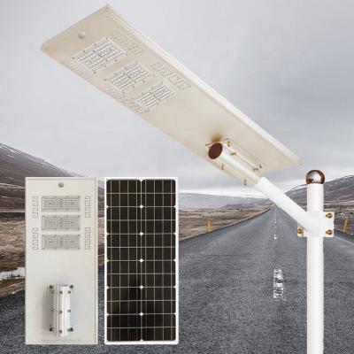 China ROAD Ip65 lithium battery all in one solar street light price 20W 40W 90W 60W 120W integrated led solar street light for sale