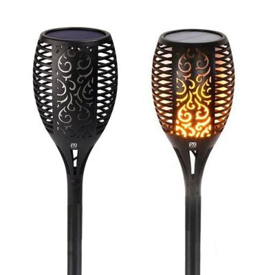 China Garden Torch Solar Light 96 LED Enhanced Torch Solar Landscape Decoration Flickering Light Outdoor Light for sale