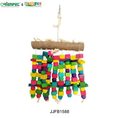 China ORIENPET and OASISPET Viable Bird Wooden Toy Thicker Pet Toys JJFB1588 for sale