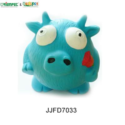 China ORIENPET and OASISPET Viable Dog Latex Chew Toy Bull Dog Squeaky Toy Bull Dog Squeaky Toy Actions JJFD7033 Pet Toys for sale