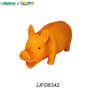 China ORIENPET and OASISPET Viable Pet Latex Dog Toy Dog Chew Toy Pig Noise JJFD8342 Squeaky Pet Toy for sale