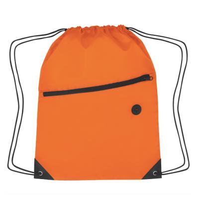 China Wholesale Custom Custom Promotional Reusable Shopping Reusable Tote Bags Drawstring Sport Bag Polyester Bag Fabric TB-07-Z for sale