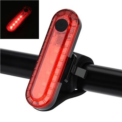 China Hot OT7 Bicycle Warning Light Safety Cycling Warning Rear Light USB Bicycle Tail COB Rechargeable Lights for sale