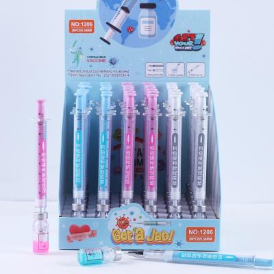 China New Arrival Plastic Promotional Gift Covid 19 Plastic Multicolor Ballpoint Pen for sale