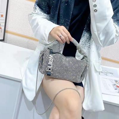 China 2022 Unique Diamond Lady Shoulder Crossbody Bag New Style Factory Bag Shenglu China High Quality Fashion Purse Wholesale Rhinestone for sale