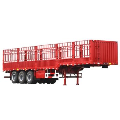 China Barrier Cargo Container Trailer Truck Trailer 3Axle 40Ft Cargo Truck For Sale for sale