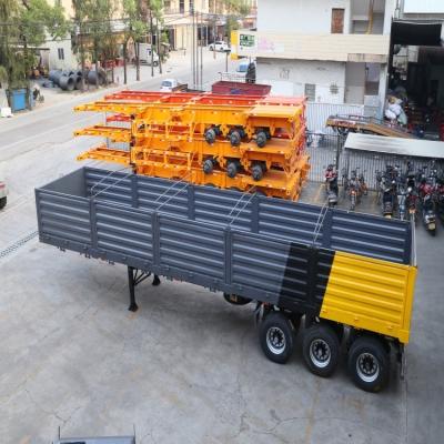 China Vercoe Truck Trailer Factory Price New 3 Axles Cargo Semi Trailer For Sale for sale