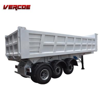 China Truck Trailer Vercoe Tipping Semi Trailer Dump Car Trailer Trailer A Benne for sale