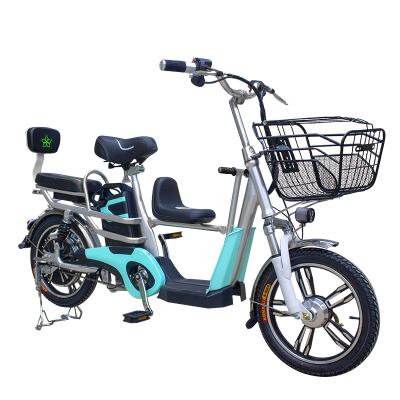 China Carbon Steel Parent-child Bicycle Mother Baby Electric Bike Ladies 16 Inch Children's City Lithium Power for sale