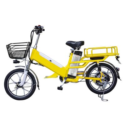 China Fast Delivery Carbon Steel 48V Double Cargo Electric Bike Electric Bicycle Lithium Battery Ebike in china for sale