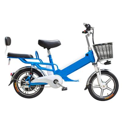 China 2019 new model 16 inch 48v steel electric bicycle with 10Ah lithium battery and 240W power for sale