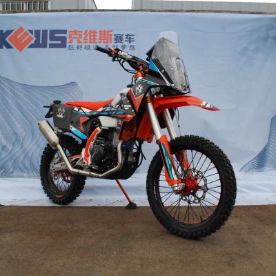 China Chinese KEWS 450cc 4 Stroke Rally Moto Motorcycle 450cc Dirt Bike 450cc Offroad Motorcycles 80/100-21 110/100-18 for sale