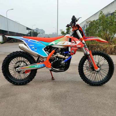 China KEWS Motocross Enduro 300cc Motorcycles 4 Stroke 300cc 80/100-21 110/100-18 Dirt Bike Off-Road Motorcycles for sale