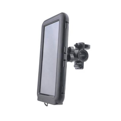 China Outdoor Sport 360 Adjustable Safe Waterproof Bag Universal Bike Motorcycle Scooter Handlebar Mount Phone Holder for sale