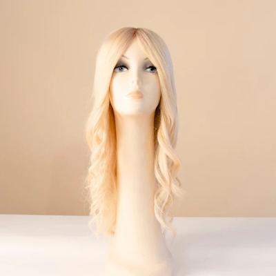 China Straight 100% Wholesale Unprocessed Remy hair high quality mono top wigs with adjustable sides and back for sale