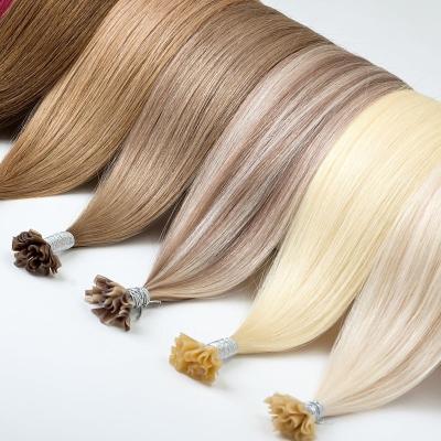 China Silky Straight Wave Double Drawn 100% Human Hair 1g u-Tip Human Hair Keratin Extensions Pre Bonded u Tip Human Hair Extensions for sale