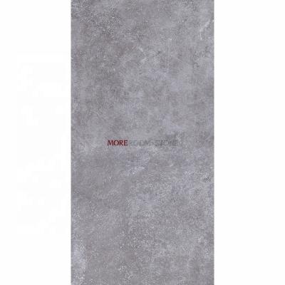 China Rustic Modern Non Slip Apartment Floor Tiles Cement Texture Concrete Flooring Porcelain for sale