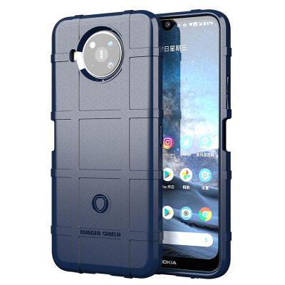 China Shockproof Rugged Shield Slim Phone Case For Nokia 8.3 Heavy Duty Shockproof Military Grade Anti-drop And Function Camera Protection Shell for sale