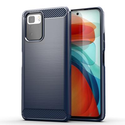 China Carbon Fiber Shockproof Soft Silicone TPU Case For Redmi Note10 Pro 5G Pro Anti Scratch Shockproof Back Bumper Covers for sale