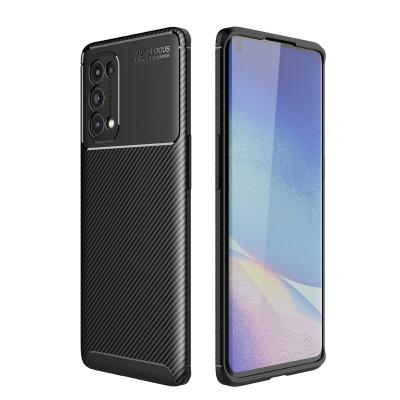 China Soft Shock Absorption Shockproof Shock Absorption TPU Case For OPPO Reno5 Pro Slim Bumper Anti-scratch 5G Anti-slip Protective Phone Case Cover for sale