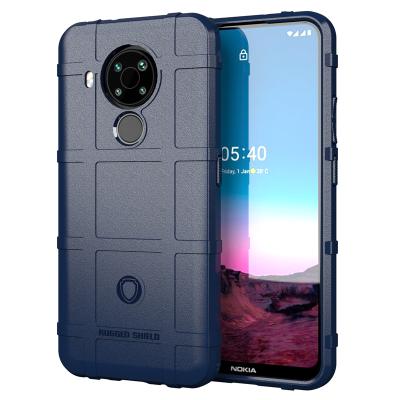 China Rugged Case Armor Hybrid Matte Cover Shockproof Soft Silicone Shield Anti Knock Shockproof Cover For Nokia 5.4 for sale