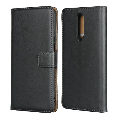 China Genuine Leather Shockproof Wallet Case For Redmi K30 Wallet Flip Phone Cover Case Credit Card Holder Stand Cover for sale