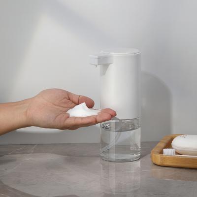 China Hot 330ml Household Style Foaming Soap Dispenser Automatic Foaming Soap Dispenser White Foaming Soap Dispenser for sale