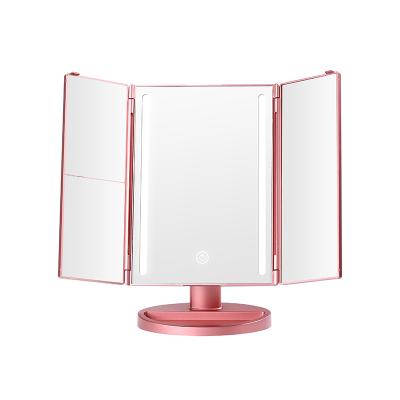 China Wholesale custom lighted LED light mirror makeup dressing room use cosmetics mirror for sale for sale