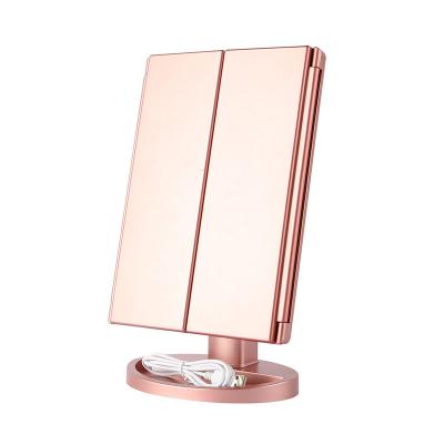 China Professional production lighted makeup mirror led cosmetic mirror multi-function cosmetic mirror for sale