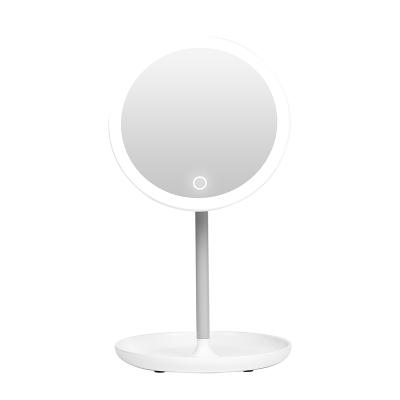 China The production lighted professional vanity mirror with lights 4*AA battery cable the vanity mirror for sale