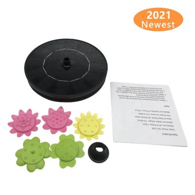 China 2021 Hot Sales Minimalist 6V/1W Outdoor Free Standing Solar Floating Water Fountain Kit Solar Garden Pond Fountain Amazon on Big Promotion for sale