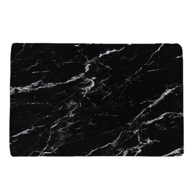 China Beautiful Marble Geometric Texture Pattern Printed Kitchen Bathroom Quilting Mat Non-Slip for sale