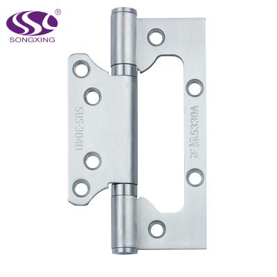 China 4&5inches Modern Stainless Steel SS Iron Ball Bearing Butterfly OEM Manufacturer AC&because&white&black Flush Door Hinge for sale