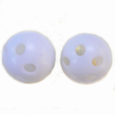 China Toys White Round Safety Plastic Rattle Ball Sew In Stuffed Baby Toy Pet Toy for sale