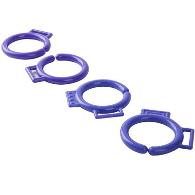 China Toys Toy Baby Teething Toy Rings Educational Plastic Ring Links For Hanging Toys for sale